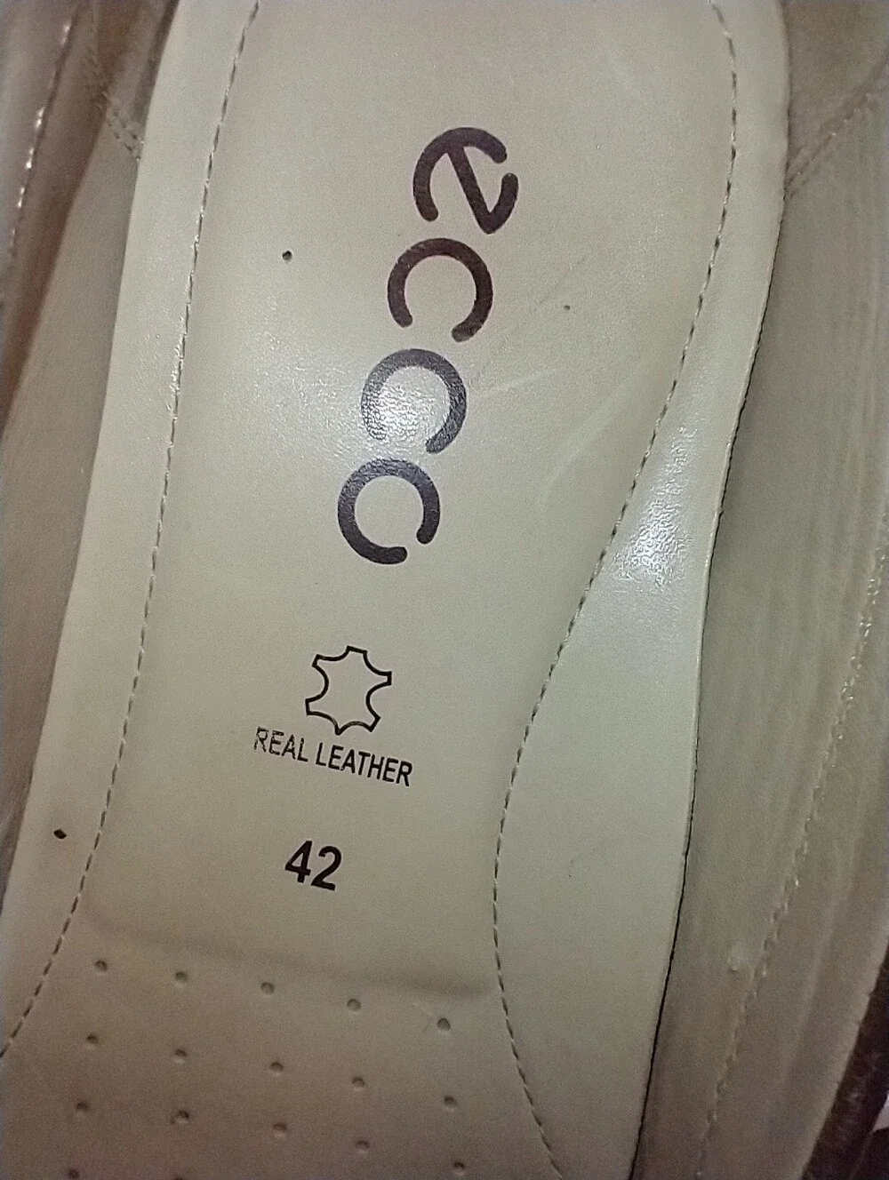 Ecco Classic Moc 2.0 Brown Leather Driving Loafers Shoes Men's sz 8(42).